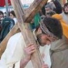 Numeroso público observó el Vía Crucis viviente de Jiménez de Jamuz