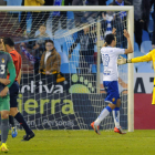 Acorán fue uno de los mejores en la Deportiva, pero no estuvo acertado ante la portería.