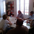 Reunión de la candidatura con el músico Kike Cardiaco.