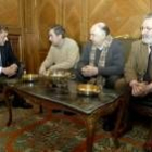 García Prieto charla con Figueiras, Durruti y Suárez de la asociación