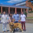 Teresa Mata acudió como invitada especial al concurso canino celebrado ayer.