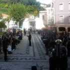 Actuación conjunta del la Filarmónica de Lorvao y la banda de música de Cistierna. CAMPOS