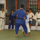 Los del judo y la lucha leonesa vuelven a compartir agarres por una causa solidaria