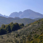 Panorámica del macizo de Mampodre, donde Roberto perdió la vida mientras escalaba.