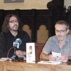 César Núñez y Antonio Morales en la presentación.