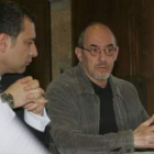 Reiner Cortés y Jorge Peña, durante la presentación de los actos