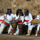Un jurru en la celebración del carnaval de Alija.