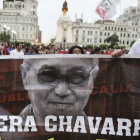 La destitución de los dos fiscales generó una masiva movilización en Lima exigiendo la salida del fiscal de la Nación, Pedro Chávarry.