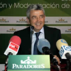 El presidente de Paradores de Turismo, Miguel Martínez, habló hoy de la reforma.