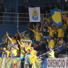 La peña de la Unión Deportiva de La Bañeza estará presente hoy en El Toralín.
