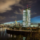 El nuevo edificio del BCE, en Fráncfort.