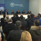 Reunión en la sede del PP en Ponferrada. PP