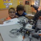 Dos niños participantes el año pasado .