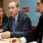Larrauri, Losa y Robles, en una comparecencia, en una imagen de archivo