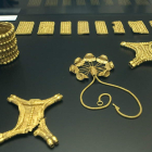 Algunas de las piezas del Tesoro del Carambolo.