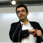 Mario Jiménez, tras una reunión de la gestora de PSOE el pasado mes de octubre.