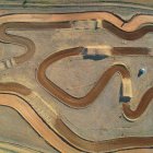 Imagen aérea que presentan actualmente las instalaciones del circuito Los Cucharales. DL