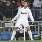 Cristiano Ronaldo celebra con rabia uno de los 24 goles que ha marcado en Liga esta temporada.