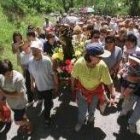 Un momento de una de las procesiones celebradas en Pardomino en los últimos años