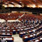 La Asamblea Parlamentaria del Consejo de Europa durante un debate en Estrasburgo.