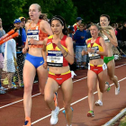 Nuria Lugueros firmó una actuación notable en la Copa de Europa de 10.000 en Londres. GASPAR LUNA