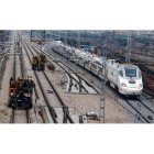 Obras para el AVE en la estación de León