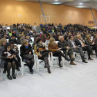 El pabellón se llenó durante las actuaciones.
