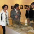 Luis Amigo,  Francine Rodríguez, Jesús Esteban, Manuel Olano y Fernando Bandera, ayer en la muestra.