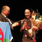 Homenaje a una trabajadora municipal. MARCIANO PÉREZ