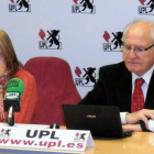 Rosa María Fernández y Juan Manuel Arias, representantes de UPL en San Andrés.