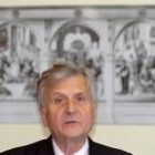 Jean-Claude Trichet en la conferencia sobre la Eurozona en Budapest, Hungría