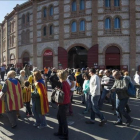 Fachada del Tarraco Arena de Tarragona, durante una asamblea de la ANC, en abril del 2014.