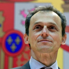 Pedro Duque, durante su toma de posesión como ministro de Ciencia.