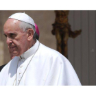 El papa Francico, durante una audiencia en el Vaticano.