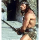 El actor en una escena de su película «Conan el Bárbaro»