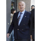 El general Navarro, en una imagen de archivo, a su llegada al tribunal