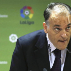 Tebas acusó a la Federación y la AFE de actuar de mutuo acuerdo para convocar la huelga.