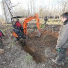 Una de las primeras catas, en enero del año pasado. L. DE LA MATA