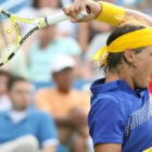 Nadal, durante el encuentro contra el italiano Seppi.