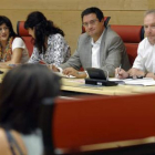 Teresa Gutiérrez, Ana Redondo y Óscar López.