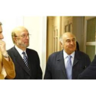 José Antonio Jambrina, Roberto Escudero, Manuel Lamelas Viloria y José Ignacio Lagartos, ayer tras l