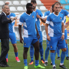 Carlos Terrazas confía en sus jugadores porque antes o después llegarán las victorias. L. DE LA MATA