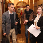 Marc Pavía y María Antonia Gancedo, presentaron ayer el proyecto de Sicted. L. DE LA MATA