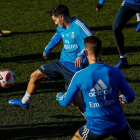 Brahim Díaz, nuevo jugador del Madrid, completó su primer entrenamiento con sus compañeros. E.N.