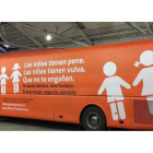 Autobús de Hazte Oír con el mensaje polémico