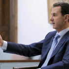 El presidente de Siria, Bachar al Asadm, en una entrevista en Damasco.