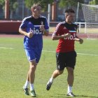 Alan Baró se retiró lesionado del partido del domingo.