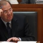 El presidente de la Junta, Juan Vicente Herrera, en una sesión reciente de las Cortes