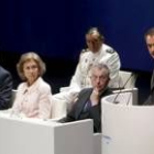 Los Reyes de España presidieron ayer el acto de clausura de la Exposición Internacional de Zaragoza