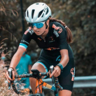 La ciclista berciana Carmen Rodríguez Álvarez. ENEICAT